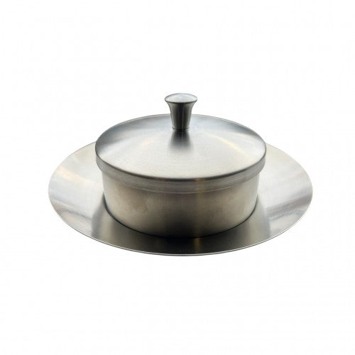 Stainless Steel Butter Dish with Lid, Elegant Multi-Purpose Butter Keeper with Draining Tray and Storage Plate - Ideal for Kitchen, Countertop, and Dining Table Use Stainless Steel Butter Dish with Lid, Elegant Multi-Purpose Butter Keeper with Draining Tray and Storage Plate - Ideal for Kitchen, Countertop, and Dining Table Use